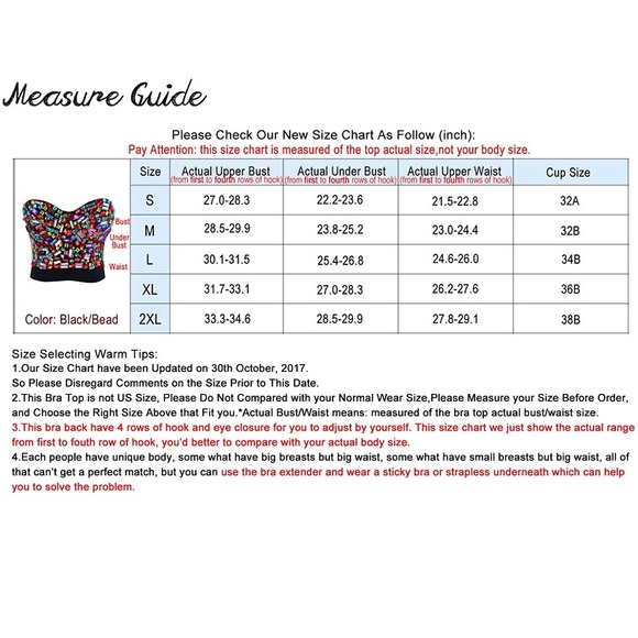 Multicolor Rhinestone Bustier - Picture 5 of 5